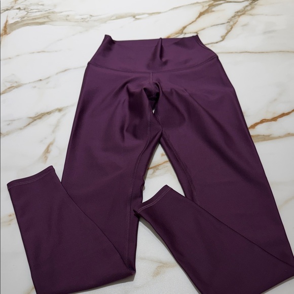 Alo yoga High-Waist Plum Leggings XXS - Picture 2 of 5